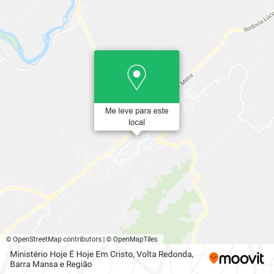 Ministério Hoje É Hoje Em Cristo mapa