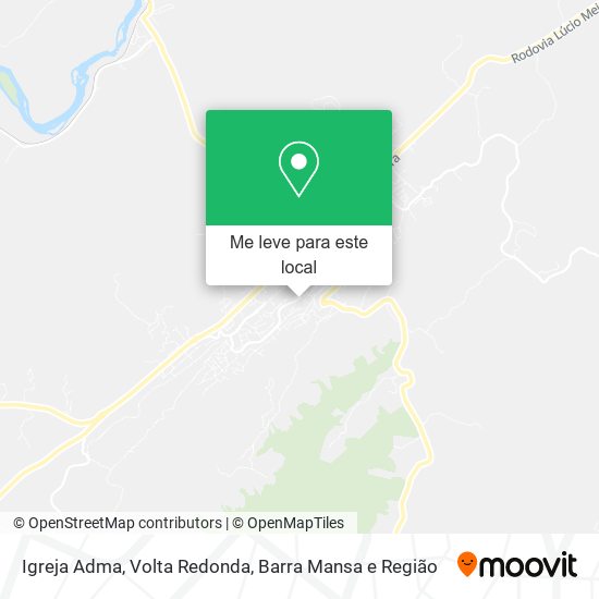 Igreja Adma mapa