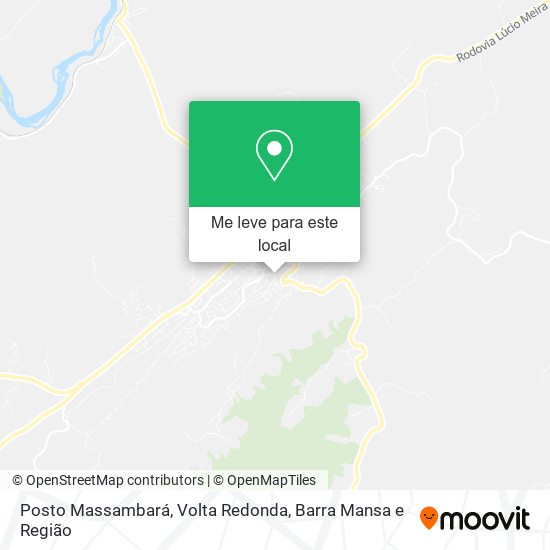 Posto Massambará mapa