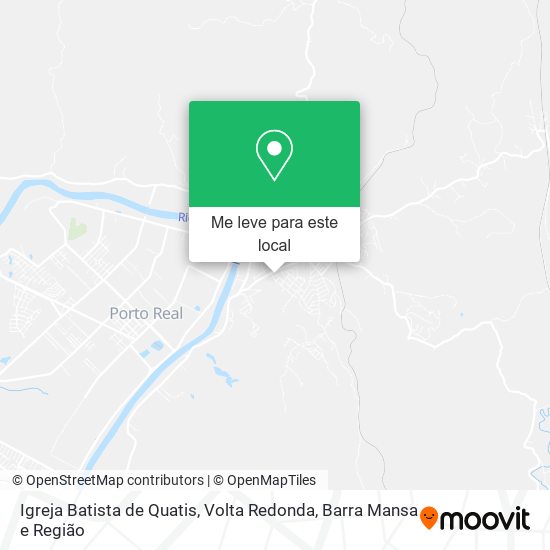 Igreja Batista de Quatis mapa