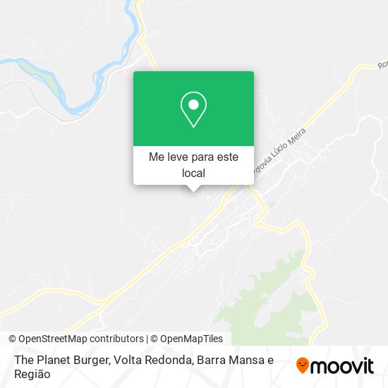 The Planet Burger mapa