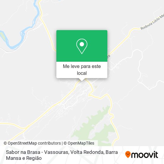 Sabor na Brasa - Vassouras mapa