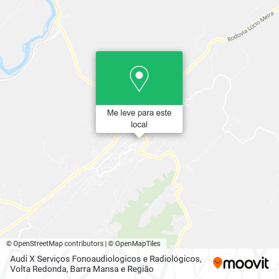 Audi X Serviços Fonoaudiologicos e Radiológicos mapa