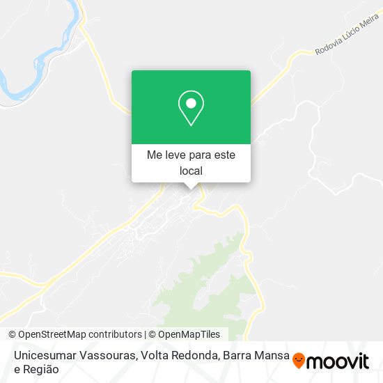 Unicesumar Vassouras mapa