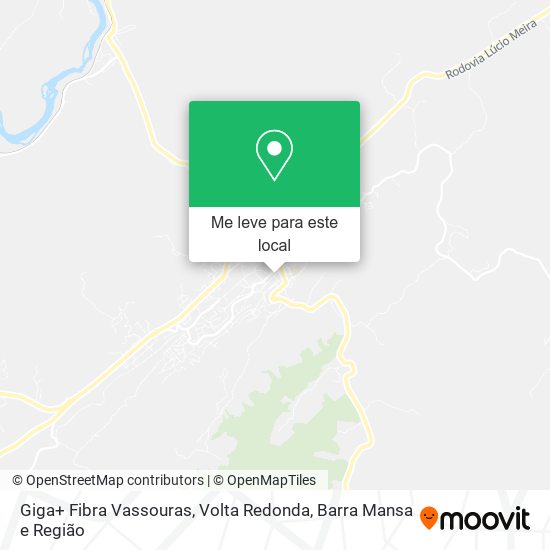Giga+ Fibra Vassouras mapa