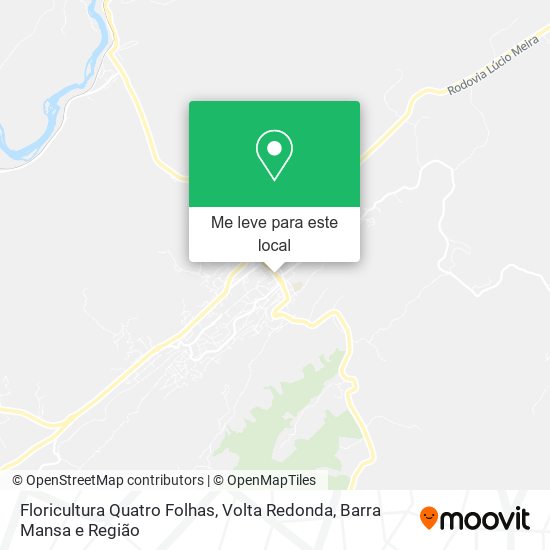 Floricultura Quatro Folhas mapa