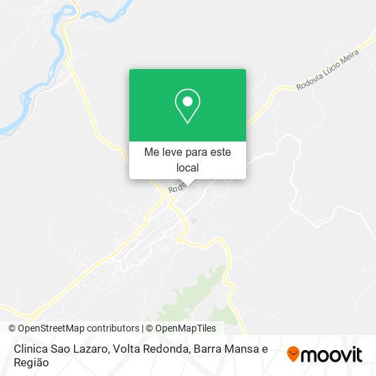 Clinica Sao Lazaro mapa