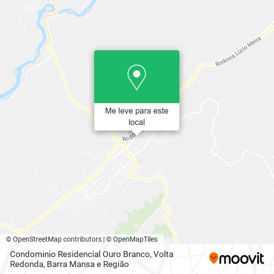 Condominio Residencial Ouro Branco mapa