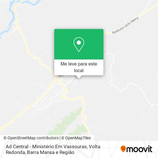 Ad Central - Ministério Em Vassouras mapa
