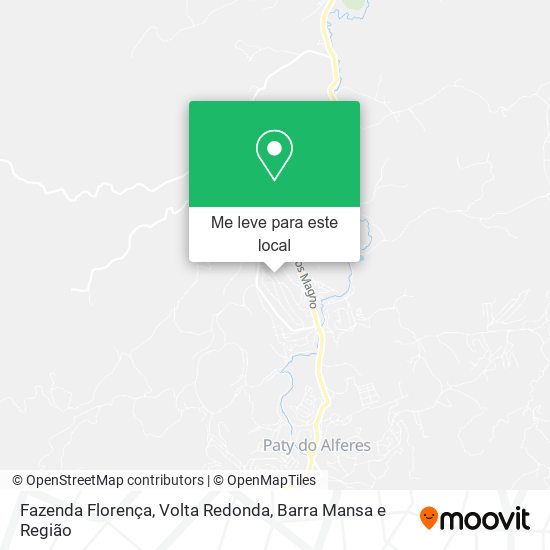 Fazenda Florença mapa