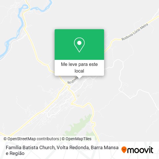 Família Batista Church mapa