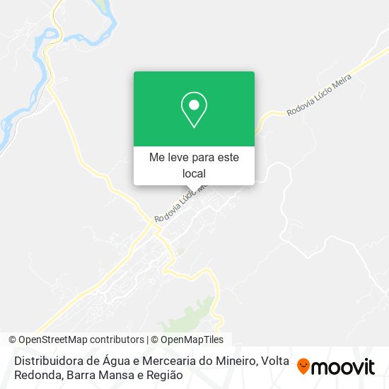 Distribuidora de Água e Mercearia do Mineiro mapa
