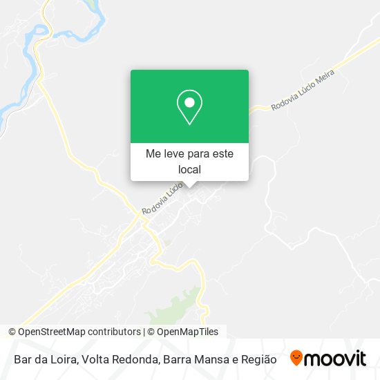 Bar da Loira mapa