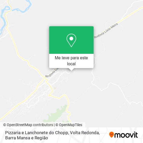Pizzaria e Lanchonete do Chopp mapa