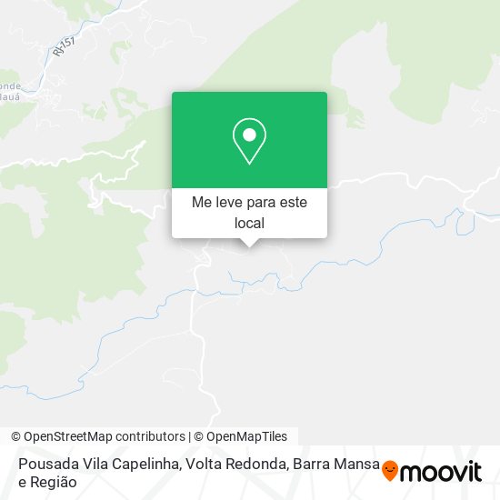 Pousada Vila Capelinha mapa