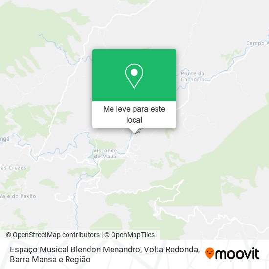 Espaço Musical Blendon Menandro mapa