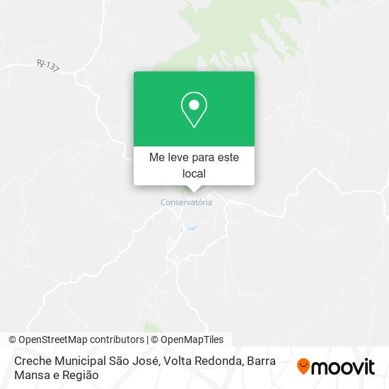 Creche Municipal São José mapa
