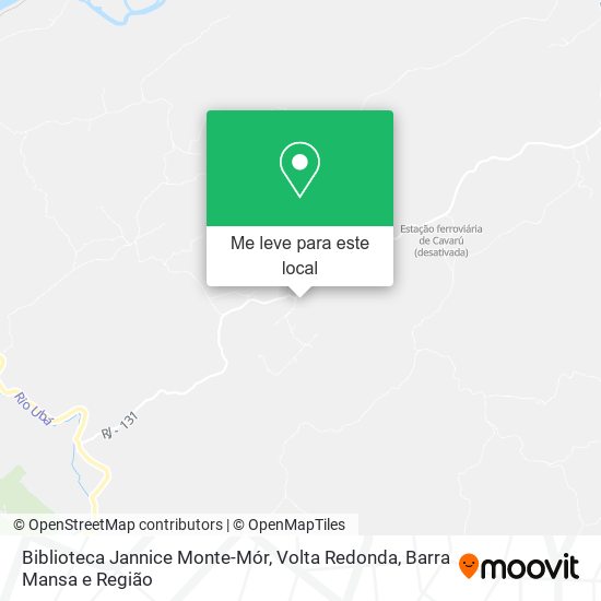Biblioteca Jannice Monte-Mór mapa