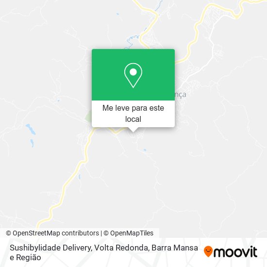 Sushibylidade Delivery mapa