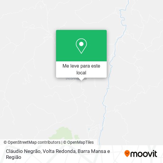 Cláudio Negrão mapa