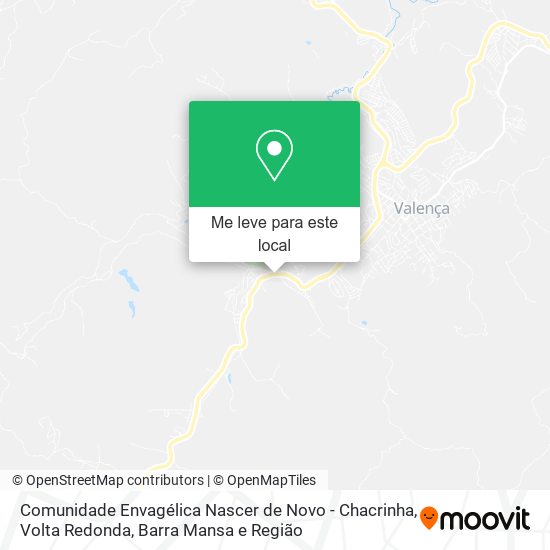 Comunidade Envagélica Nascer de Novo - Chacrinha mapa