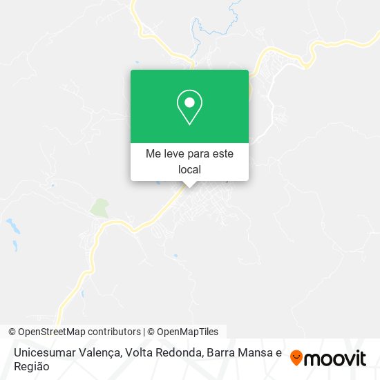 Unicesumar Valença mapa