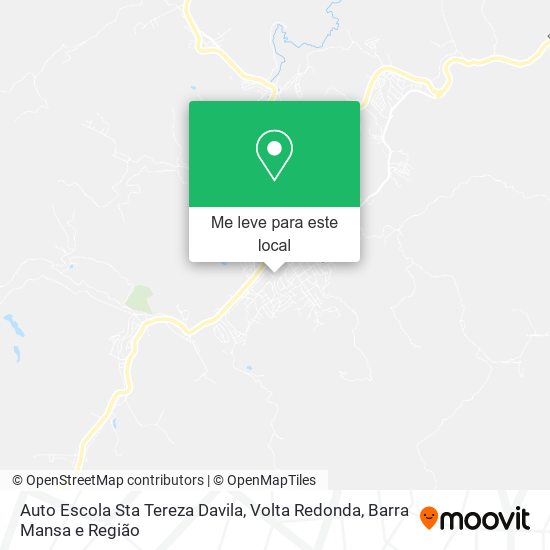 Auto Escola Sta Tereza Davila mapa
