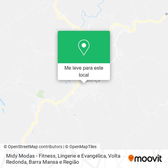 Midy Modas - Fitness, Lingerie e Evangélica mapa