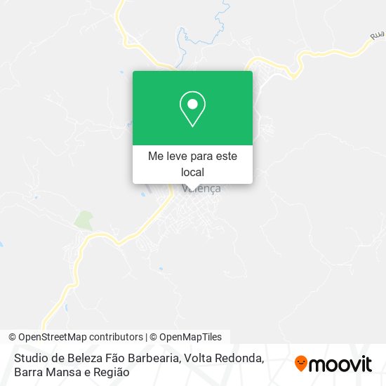 Studio de Beleza Fão Barbearia mapa