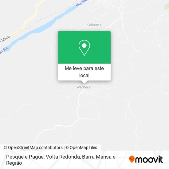 Pesque e Pague mapa