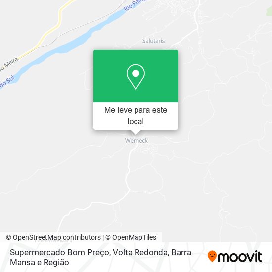 Supermercado Bom Preço mapa