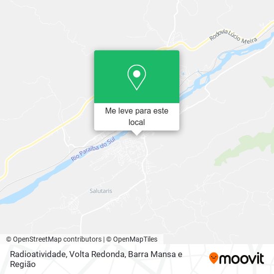 Radioatividade mapa