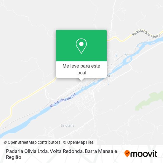 Padaria Olivia Ltda mapa