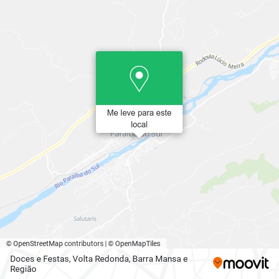 Doces e Festas mapa