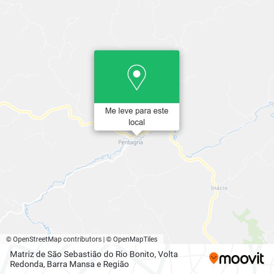 Matriz de São Sebastião do Rio Bonito mapa