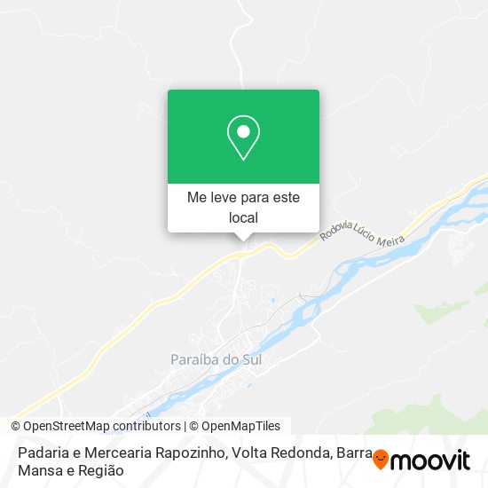 Padaria e Mercearia Rapozinho mapa