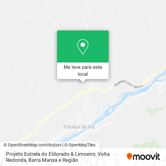 Projeto Estrela do Eldorado & Limoeiro mapa
