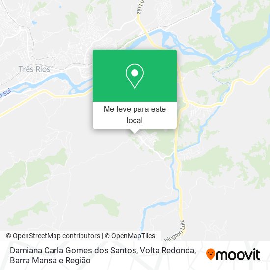 Damiana Carla Gomes dos Santos mapa
