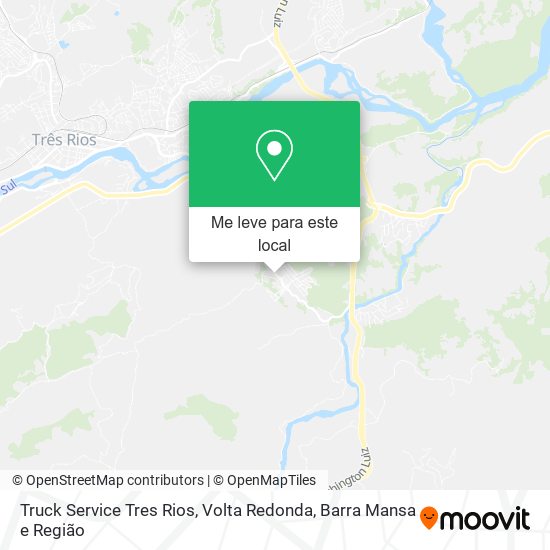 Truck Service Tres Rios mapa