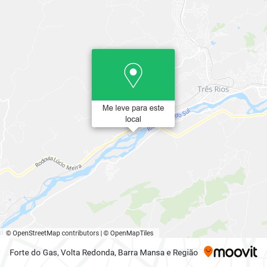 Forte do Gas mapa