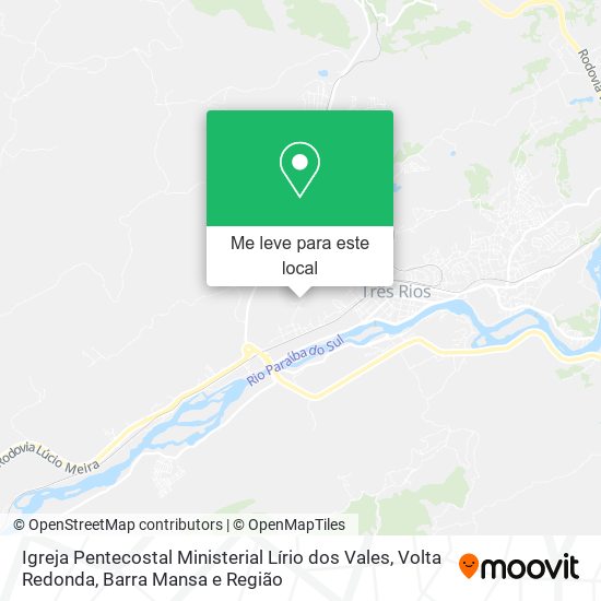 Igreja Pentecostal Ministerial Lírio dos Vales mapa