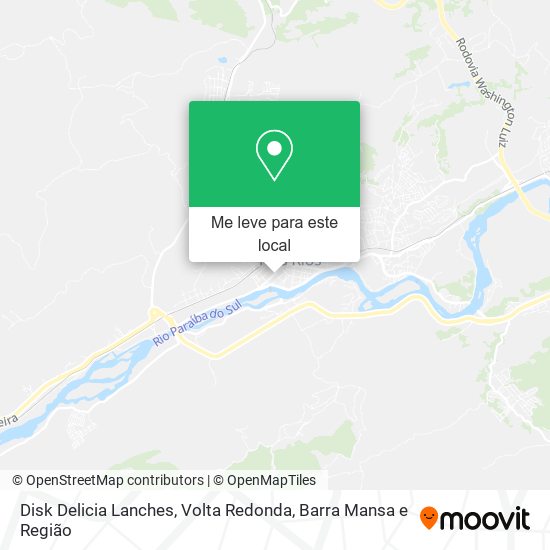 Disk Delicia Lanches mapa