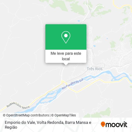 Emporio do Vale mapa