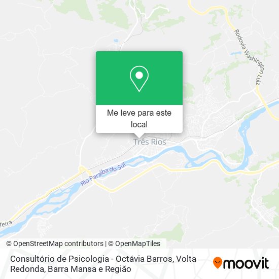 Consultório de Psicologia - Octávia Barros mapa