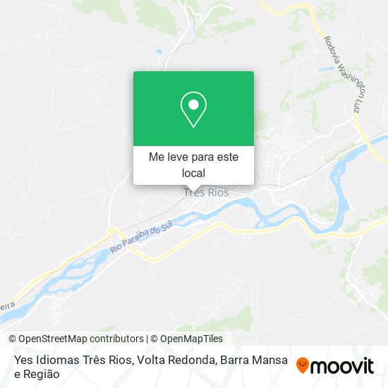Yes Idiomas Três Rios mapa