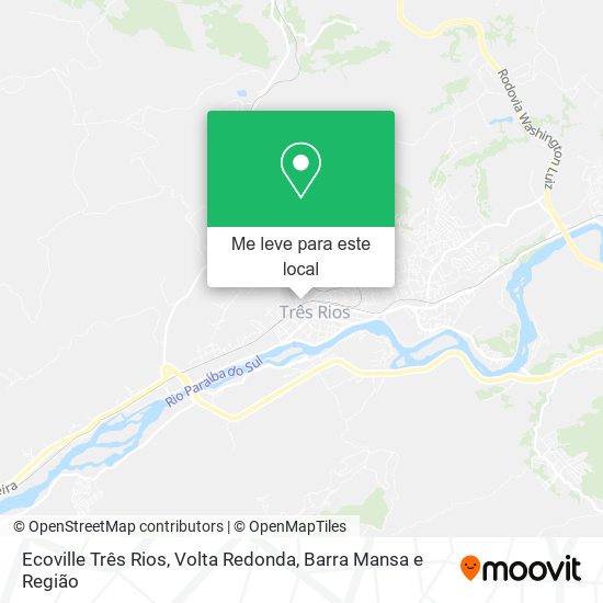Ecoville Três Rios mapa