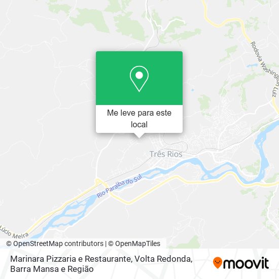 Marinara Pizzaria e Restaurante mapa
