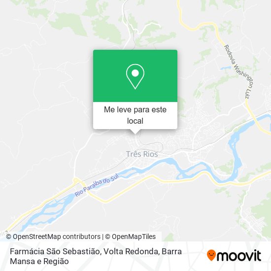 Farmácia São Sebastião mapa