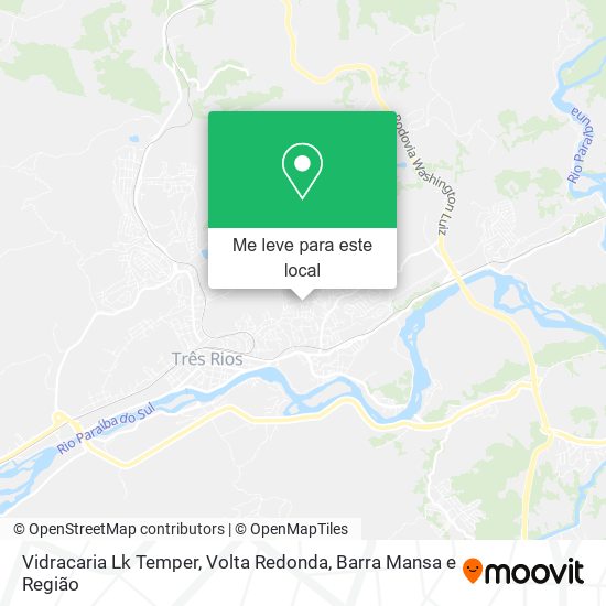 Vidracaria Lk Temper mapa