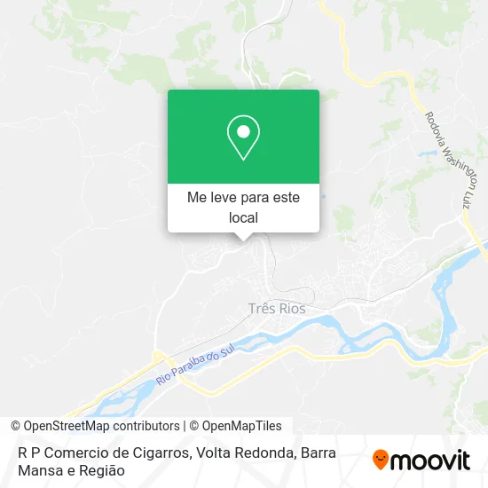 R P Comercio de Cigarros mapa